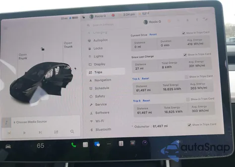 2021 Tesla Model Y Long Range Dual Motor All-Wheel Drive z USA, uszkodzony, nr VIN 5YJYGDEE2MF078989